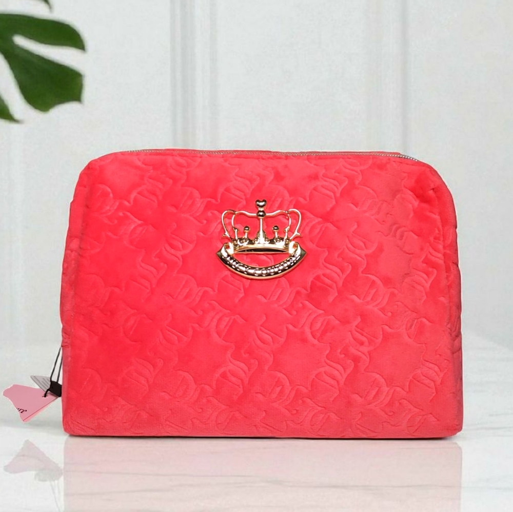 JUICY COUTURE VELOUR COSMETIC BAG - Picture 5 of 5